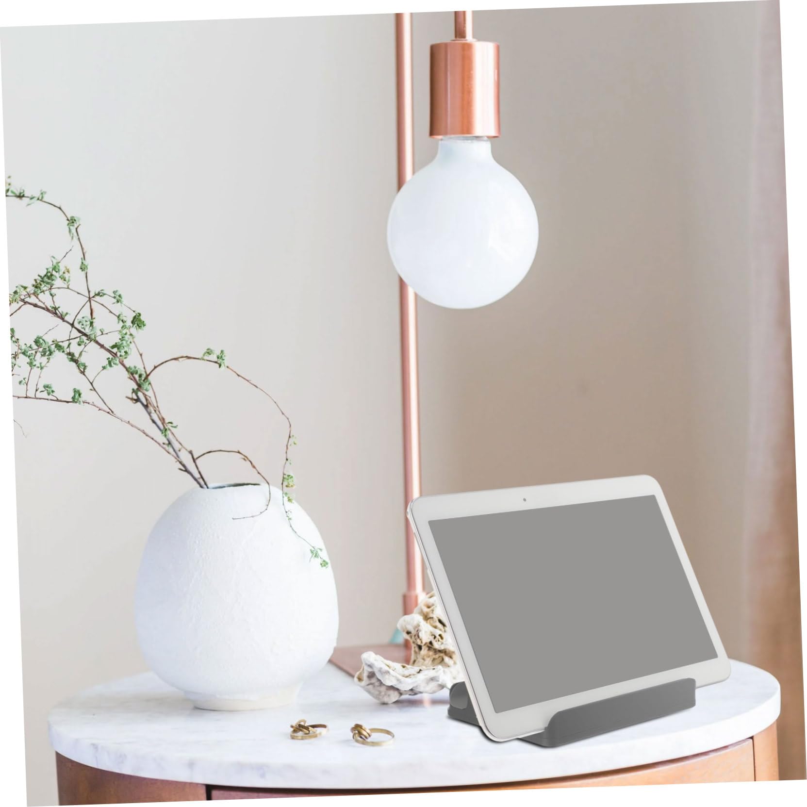 VILLCASE Soporte Vertical de Aluminio para Portátiles Base Estable y Práctica para Escritorio Ergonómico y Antideslizante Compatible con Laptops y Tablets