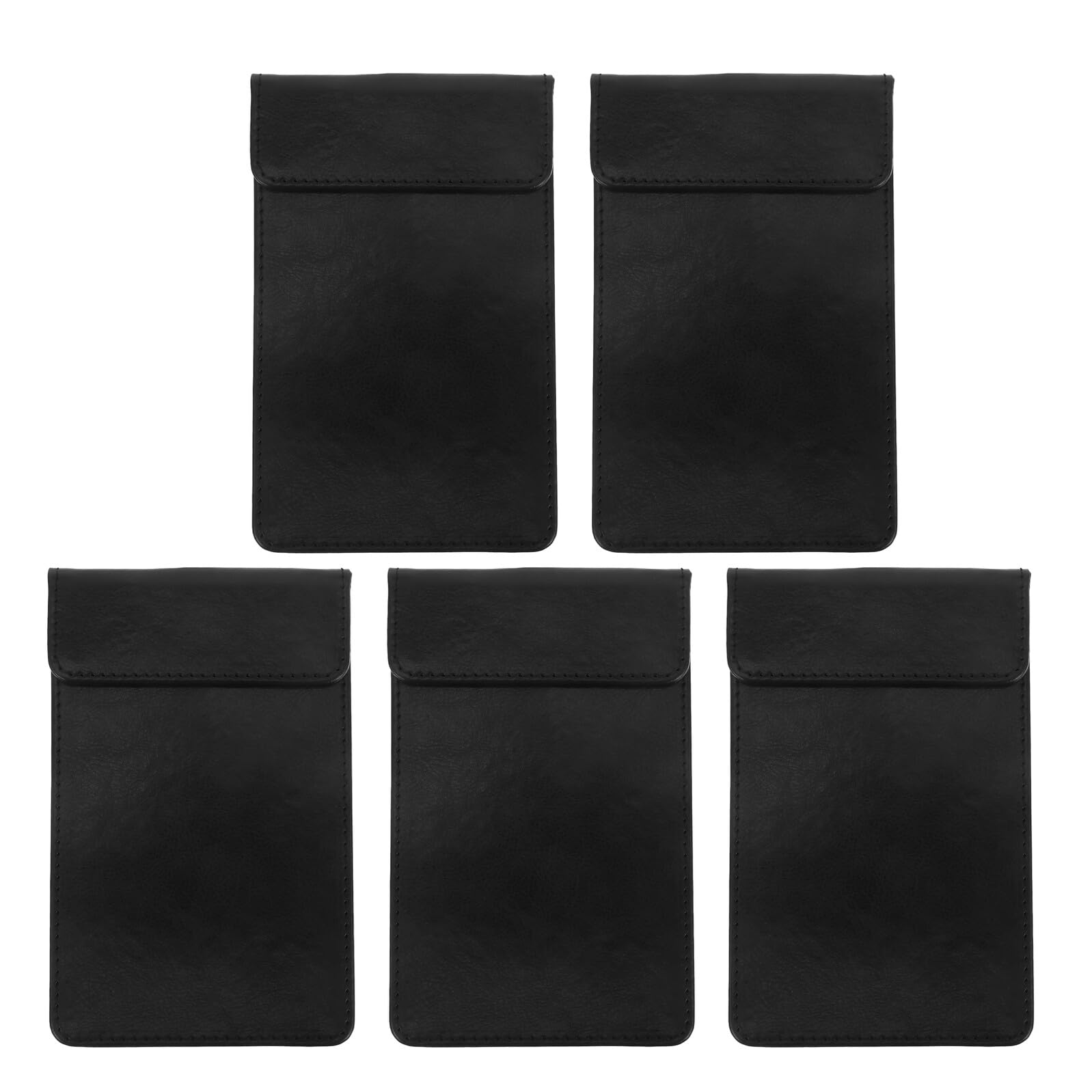 PLAFOPE 5 Piezas Portamenús Negro para Personal de Servicio Organizador Resistente con Clip Firme para Recibos y Pedidos Accesorios para Restauración