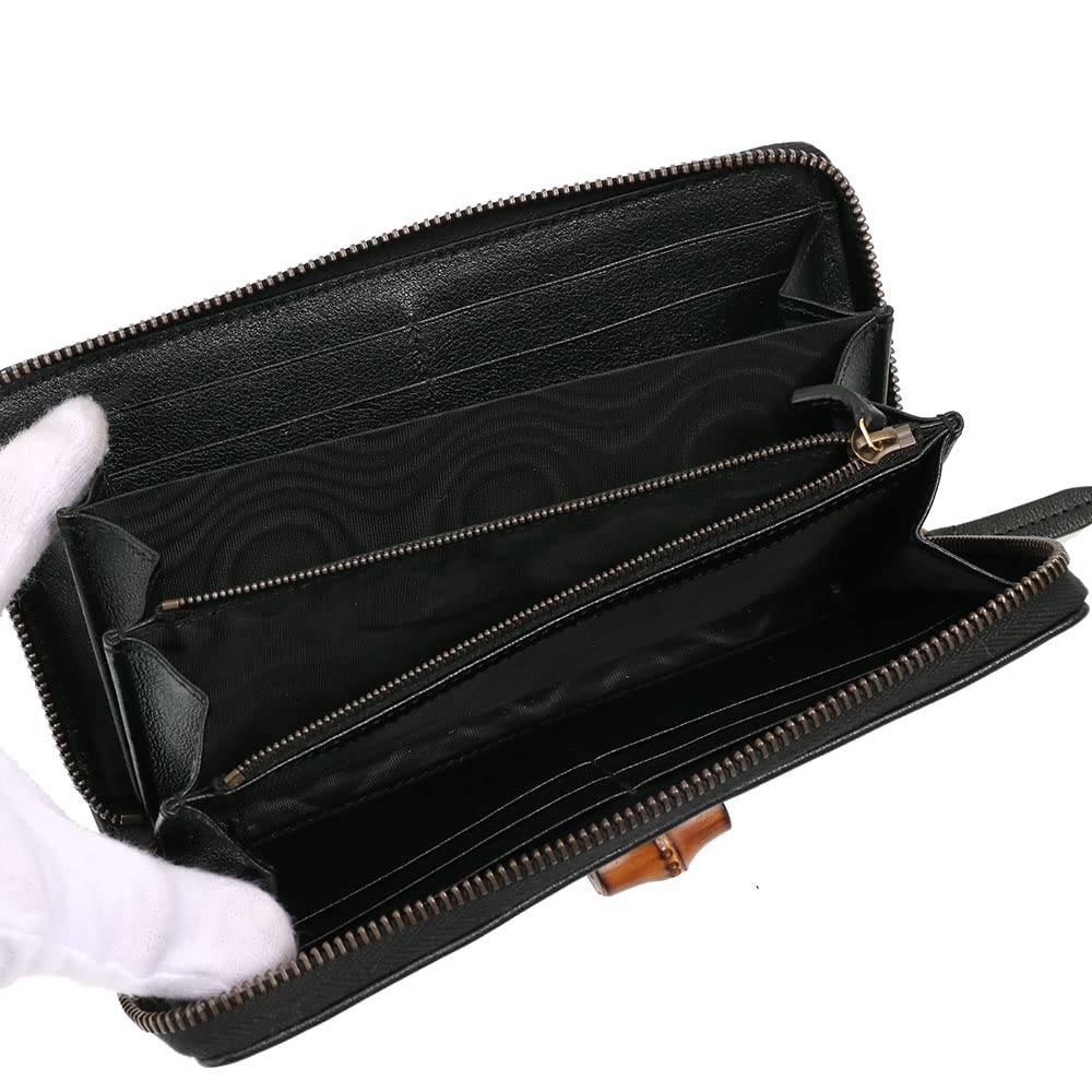 Amazon | [グッチ] 長財布 レディース バンブー付 レザー 658634