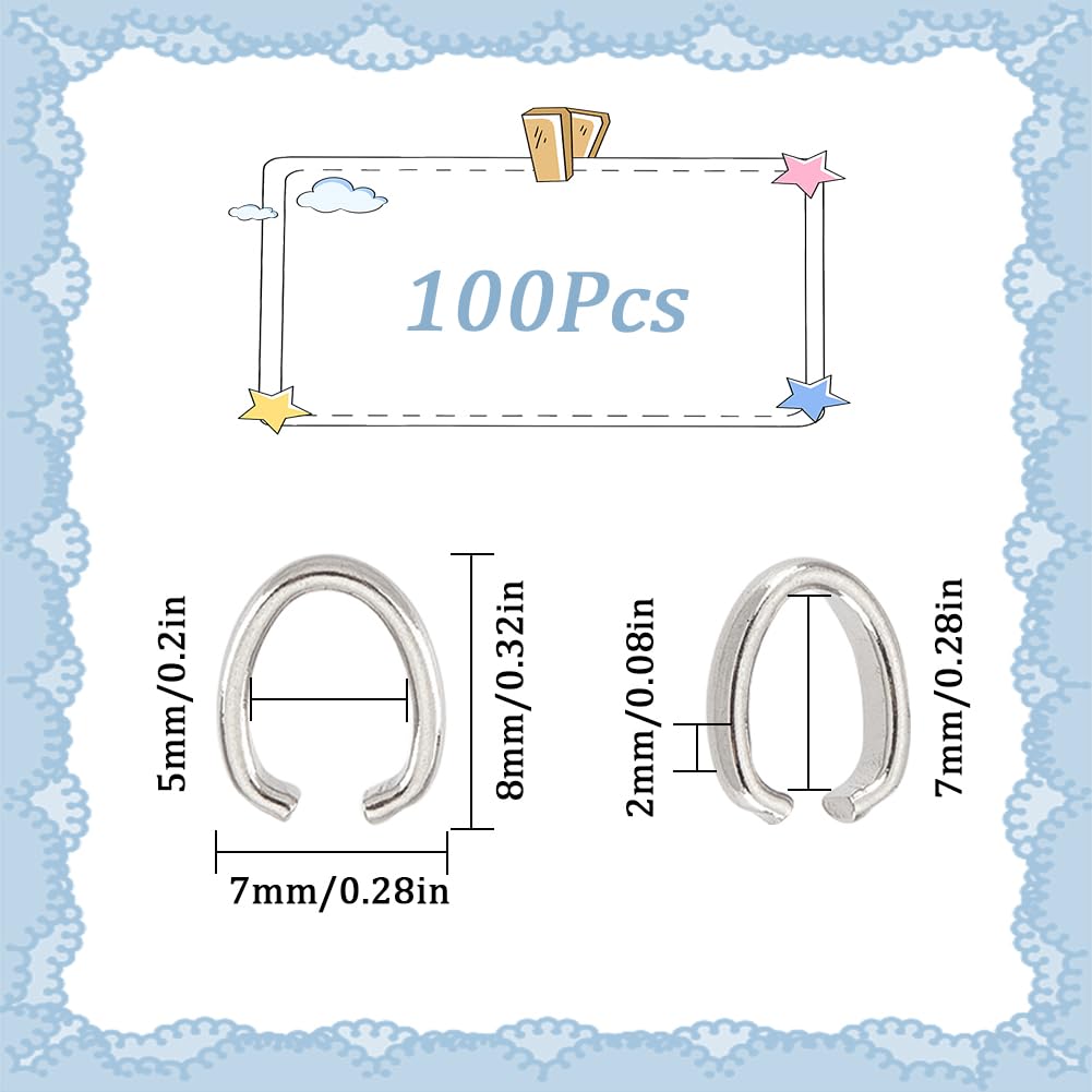UNICRAFTALE 200Pcs 6Mm Gouden Jump Ringen 304 Rvs
