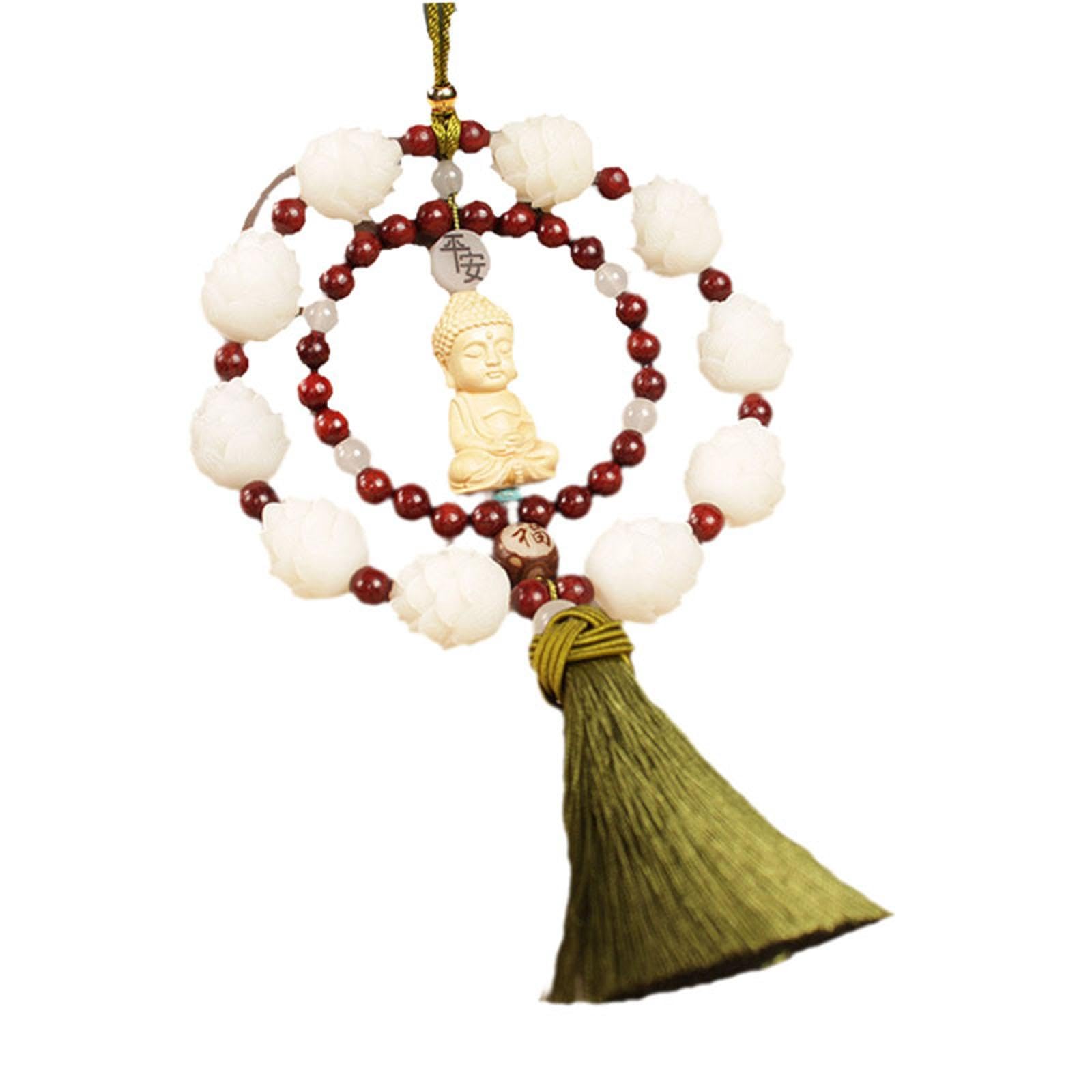 Bnf® Wooden Buddha Car Hanging Pendant Decor Craft Supplies Mini Buddha Sculpture Cyan Tassels | Parts & Accessories | Car & Truck Parts | Interior | Seat Covers-image-43