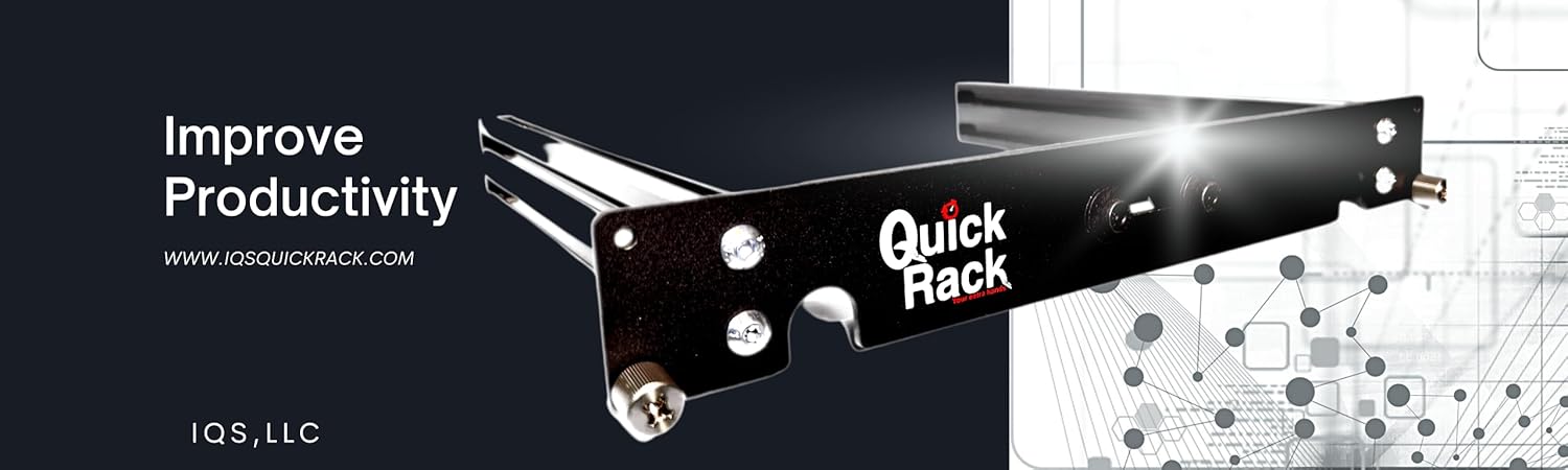 Essential for Network pros! Simplify Router, Switch, and Server Setup. Compatible with 19" Rails, Square, and Threaded Holes, ensuring a for Diverse Rack configurations