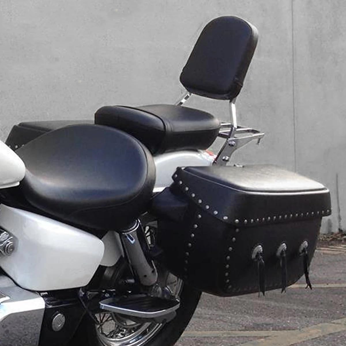 drążek Sissy Pasuje do Honda Shadow VT750C Aero VT 750C 2004-2022 akcesoria motocyklowe tylne oparcie półka na bagaże Sissy Bar(Black)