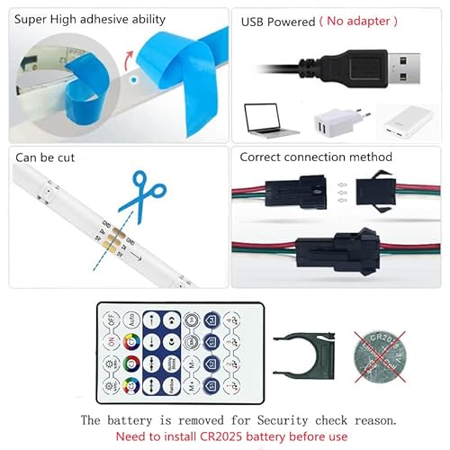 HaoYiShang 98,4 piedi camera da letto LED luce