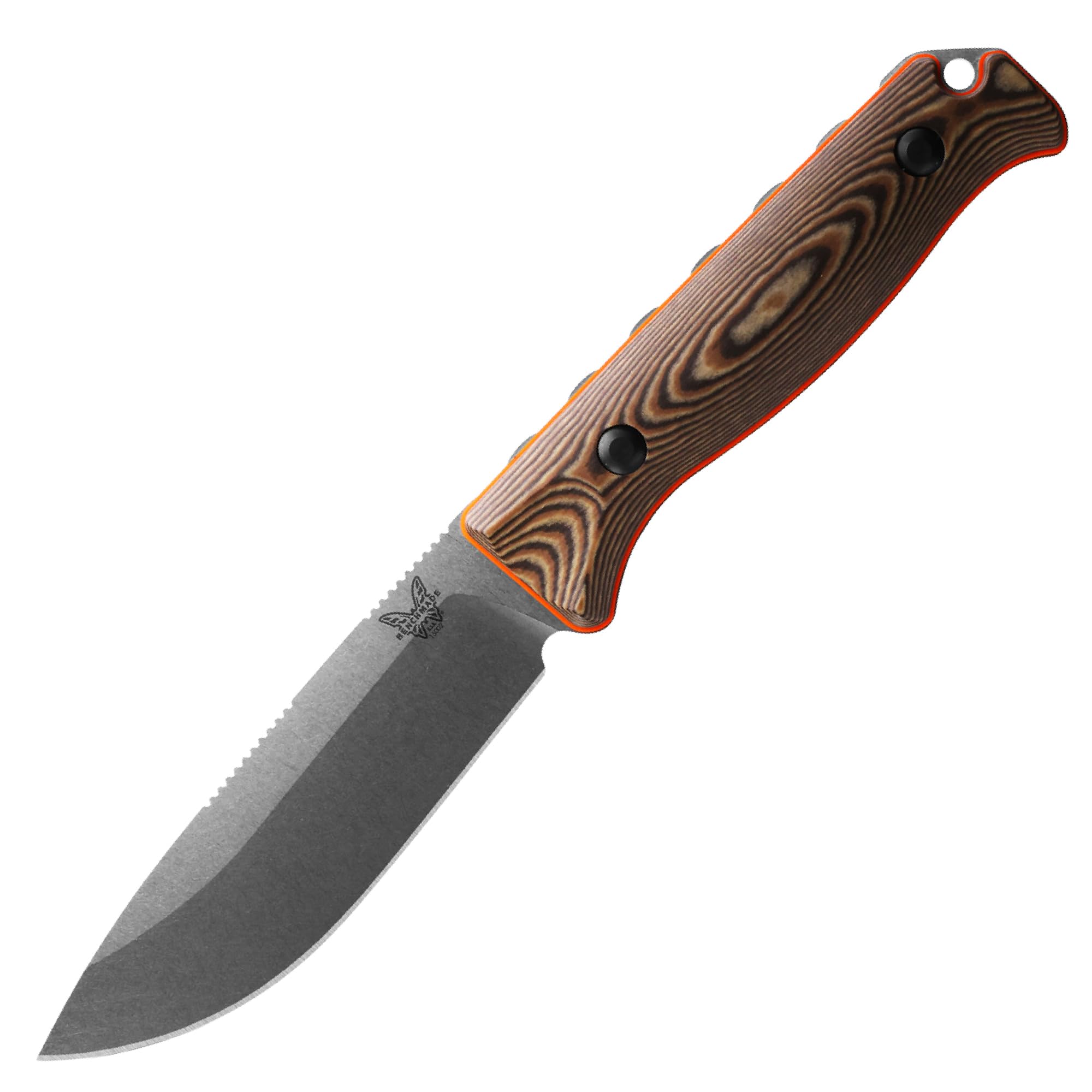 Benchmade - Saddle Mountain 15002 Hunting Knife with Orange G10 Handle (15002-1)