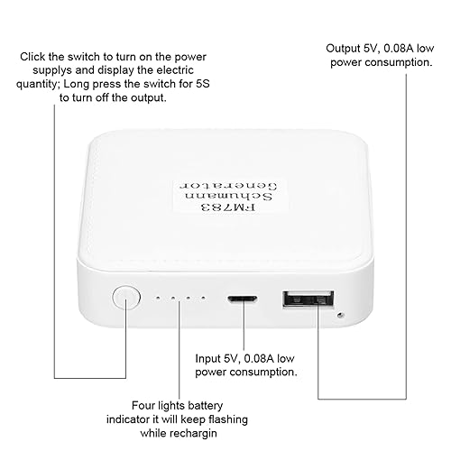Miniatura 4 de FM783 Schumann generador de pulso Cuadrado Caja 7.83Hz Generador de carga USB de frecuencia ultrabaja Resonador de audio de sueño Generador de pulso
