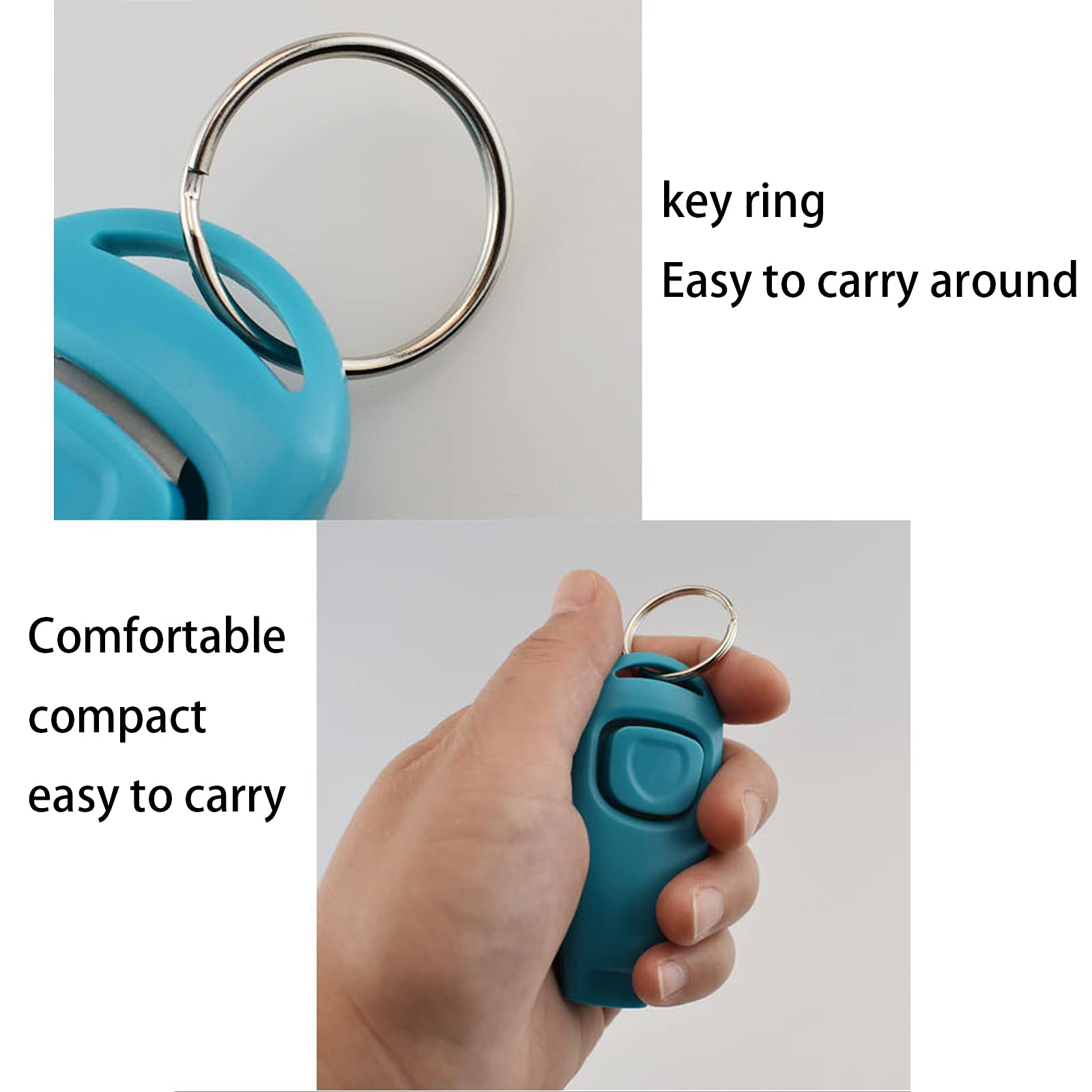 SEIWEI Clicker et sifflet 2 en 1 pour chien et chat - Rouge