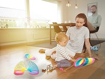 Amazon.com: WOBOX Giant Rainbow Coil Spring Toy in Box