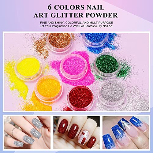 Morovan Acrylic Nail Kit - Monomer Acrylic Nail Liquid Powder Set Nail Kit With Nail Brush Cleaner Acrylic Nail Brush Nail Forms Tips 2Oz Acrylic Nail Powder For Acrylic Nails Extension Home Salon #TOP4