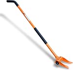 60” Barre de pry de démolition & Barre de crowd – Barre ronde de pliage pour plafond & Démo murale – Outil d'extraction des ongles pour les entrepreneurs, les pompiers & Rénovations à domicile
