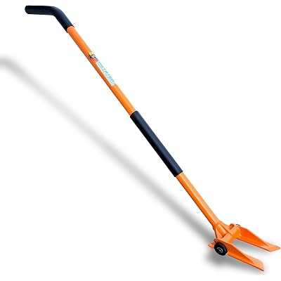 60” Demolition Pry Bar & Crowbar – Round Handle Wrecking Bar for Ceiling & Wall Demo – Heavy Duty Nail Puller Tool for Contractors, Firefighters & Home Renovations