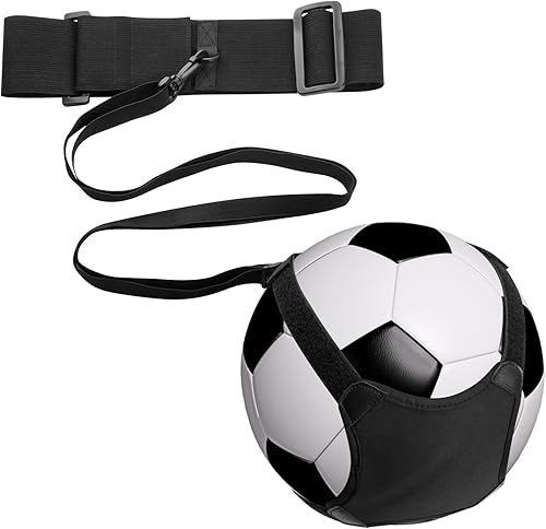 Xxerciz Entrenador de cinturón de fútbol, entrenador de patada de fútbol, entrenador de patada de fútbol individual ajustable, entrenador de nailon