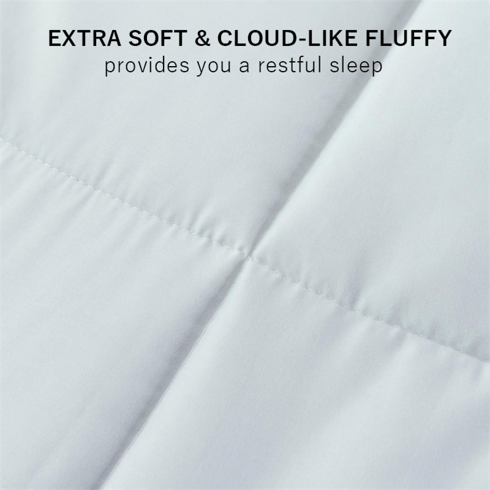 Round Mattress Topper, Quilted Design Comfort Mattress Pad Ultra Soft Fluffy Mattress Protector with Elastic Straps, White, Diameter (83inch)