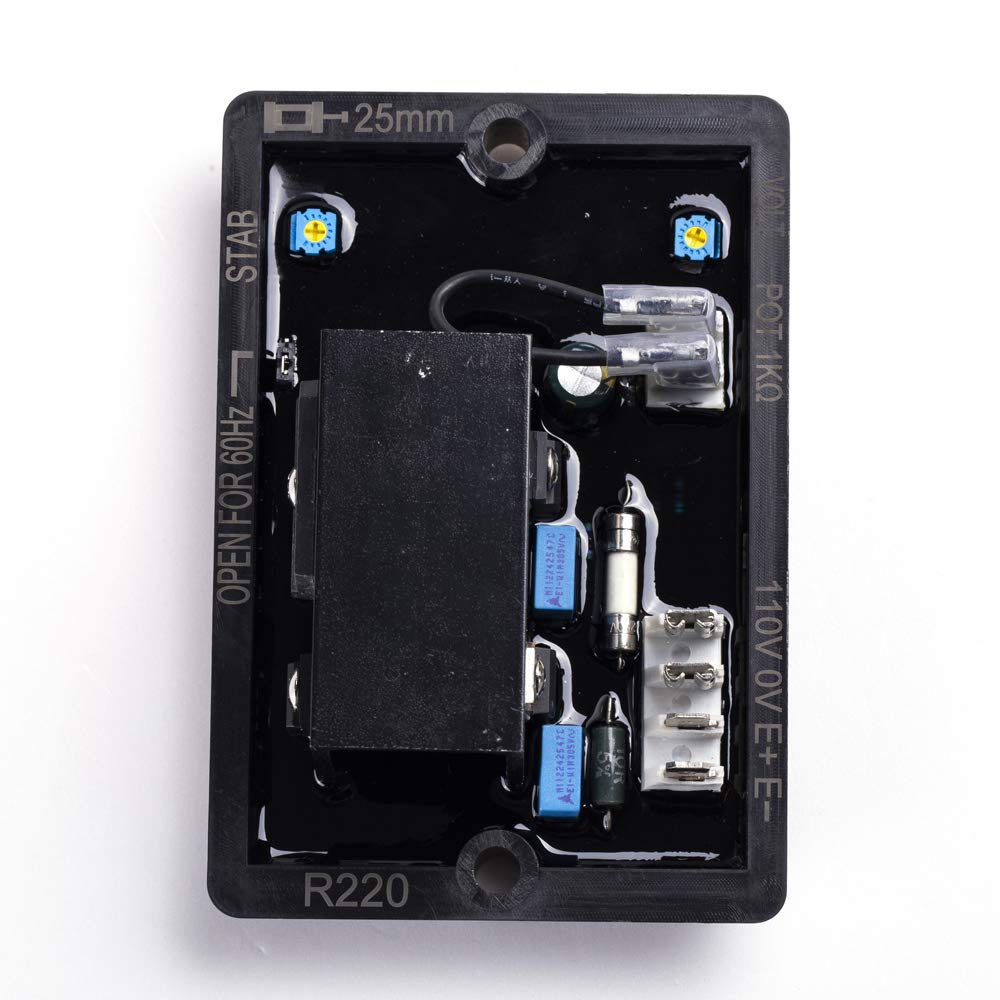 Walfront R220 Automatic Voltage Regulator AVR - Generator Voltage Controller With Protection