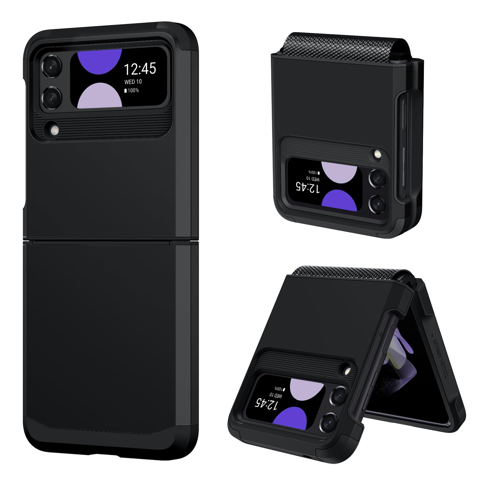 Amazon.co.jp: DUEDUE Samsung Galaxy Z Flip 4 ケース ヒンジ保護付き
