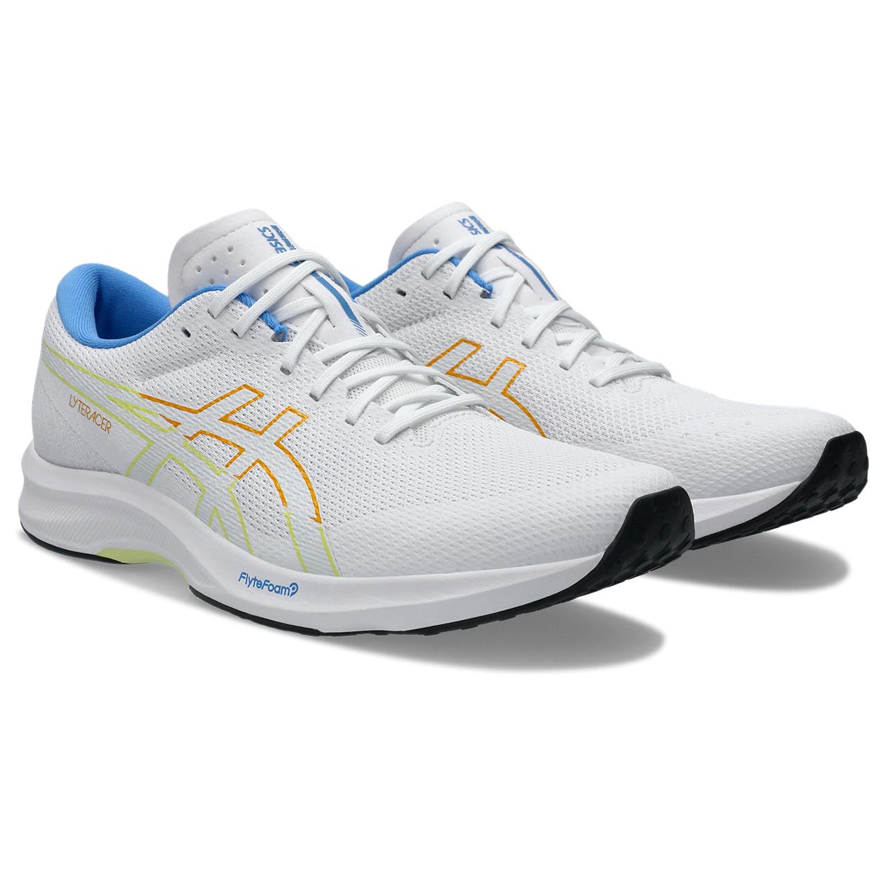 [アシックス] ランニングシューズ LYTERACER 6 1011B971 メンズ 100(ホワイト/アンバー) 30.0 cm 2E