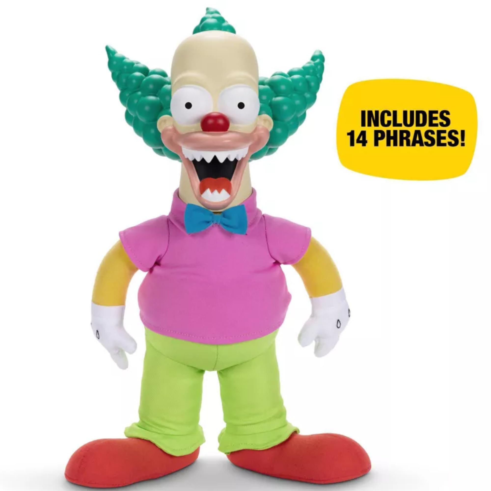 シンプソンズ トーキングドール THE SIMPSONS KRUSTY I8S7 Amazon.com: Disney The Simpsons Talking Krusty Doll Plush, 16
