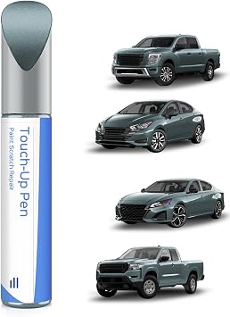 Touch Up Paint Compatible with Nissan Exact Match Chips and Nicks Touch Up Atlantic Gray MetallicKBZ