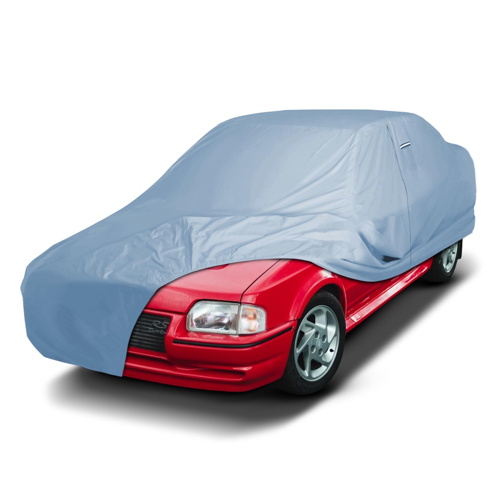 iCarCover Car Cover All Weather for 1981-1990 Ford Escort 2-Door, 4-Door