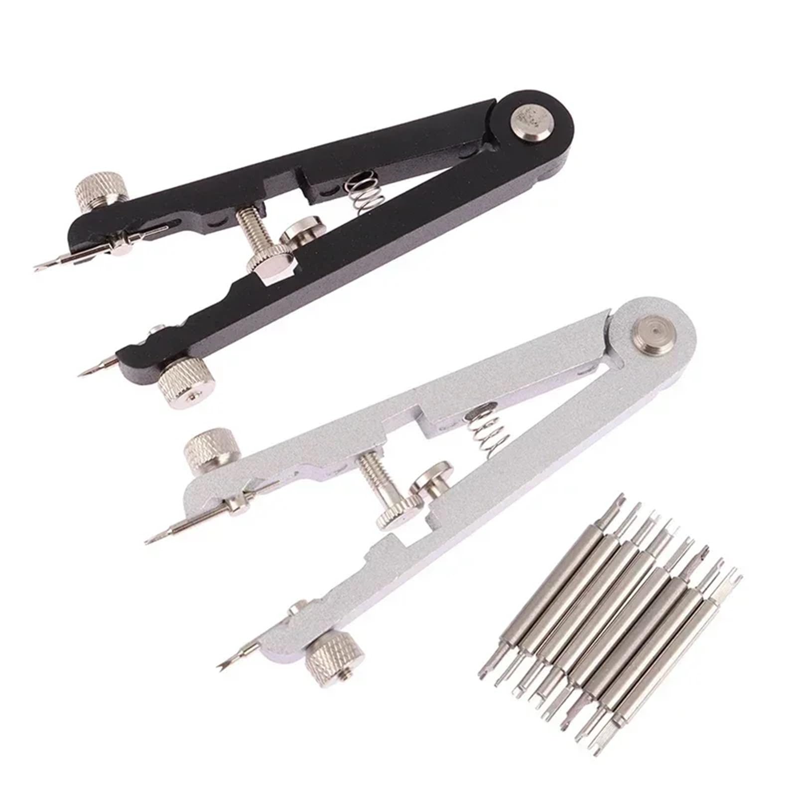 Kit de reparación de relojes, 10 piezas, pinzas para barra de resorte de reloj, pinzas para correas de muñeca, reparación de reparación de correa