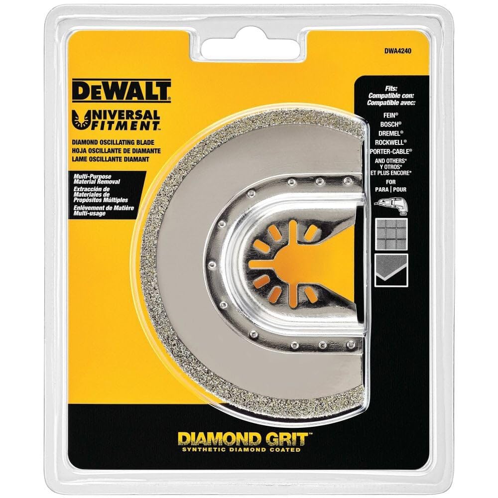 DeWalt Grout Blade 3 5/8" Quick Wave Fast Grout Removal Grinding