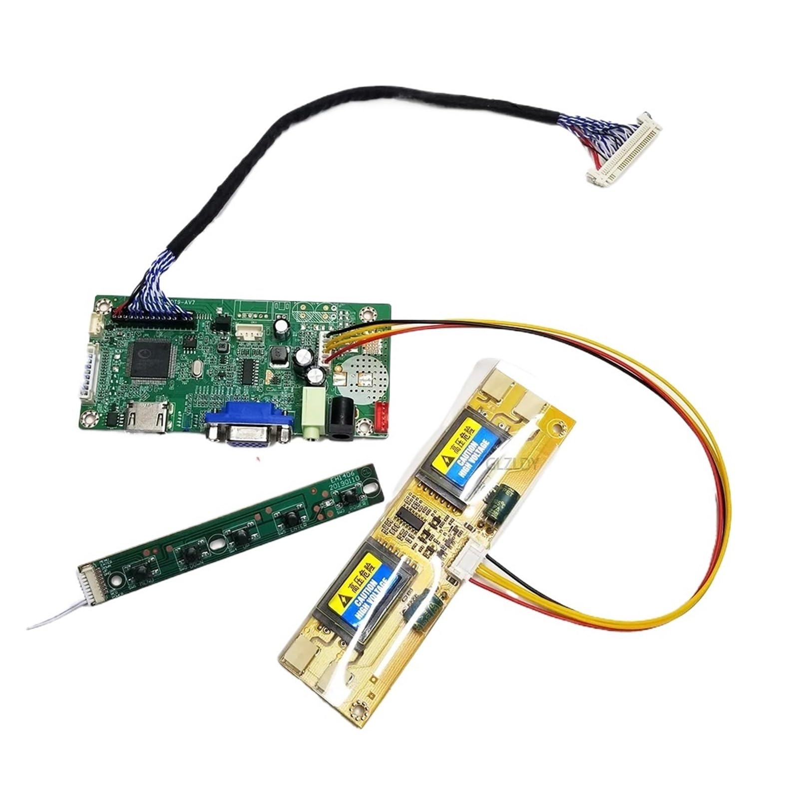 Scheda Controller Schermo LM190WX1 M190A1-L0A M190PW01 LTM190M2 Kit Driver EDP | Kit for pannello display LCD 1440x900 HDMI + VGA 4 lampade Monitor Kit driver audio EDP