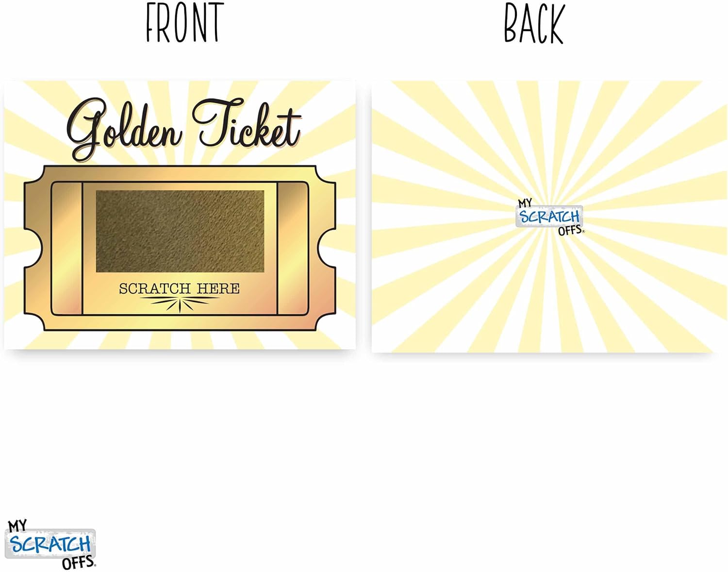 Buy My Scratch Offs Golden Ticket DIY Make Your Own Scratch Off Tickets