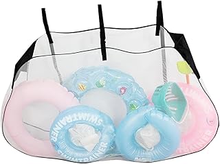 Outdoor Storage For Pool Floats, Pool Inflatable Storage, Mesh Bag Pool Toy Organizer, Netting Bags for Pool Floatie Large Inflatable Toys, Patio Fence Garage Pool Accessories