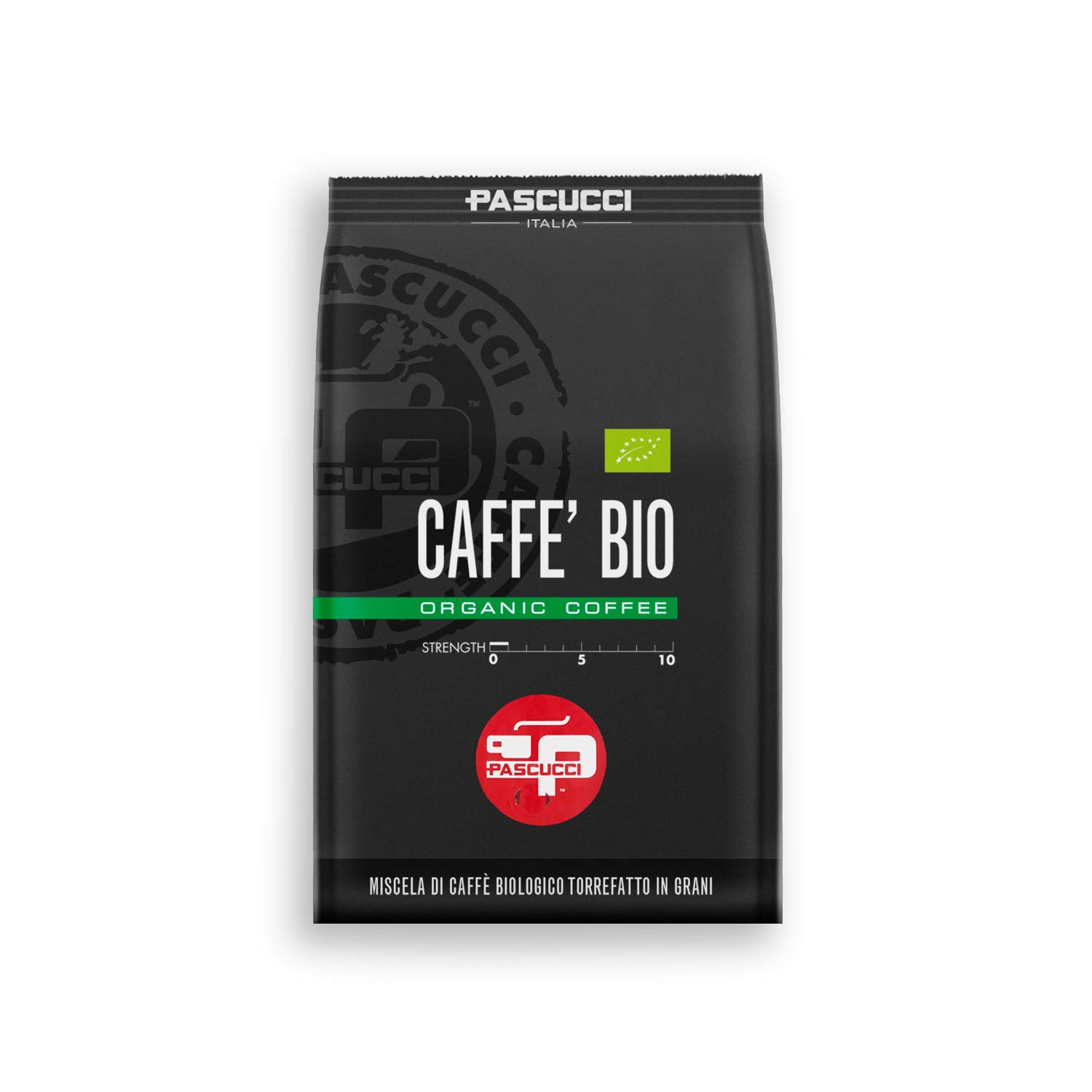 Caffè Pascucci | Caffe In Grani Per Macchina Espresso Moka E Caffè Filtro Miscela Bio Tostatura Chiara Pacchetti Salva Aroma 4x250g Chicchi Torrefatti Per Espresso Intenso