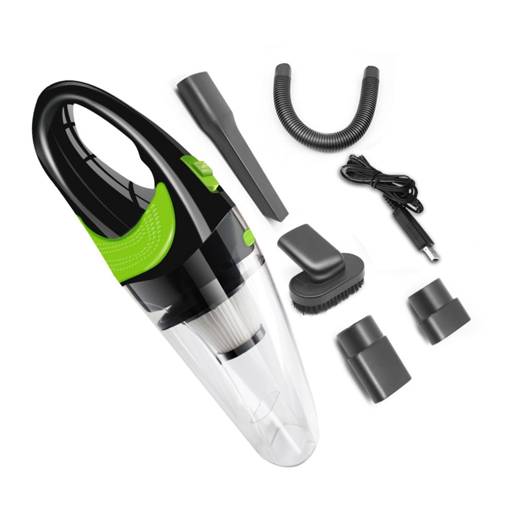 Aspirateur de voiture compact idéal pour nettoyer les sièges après la plage