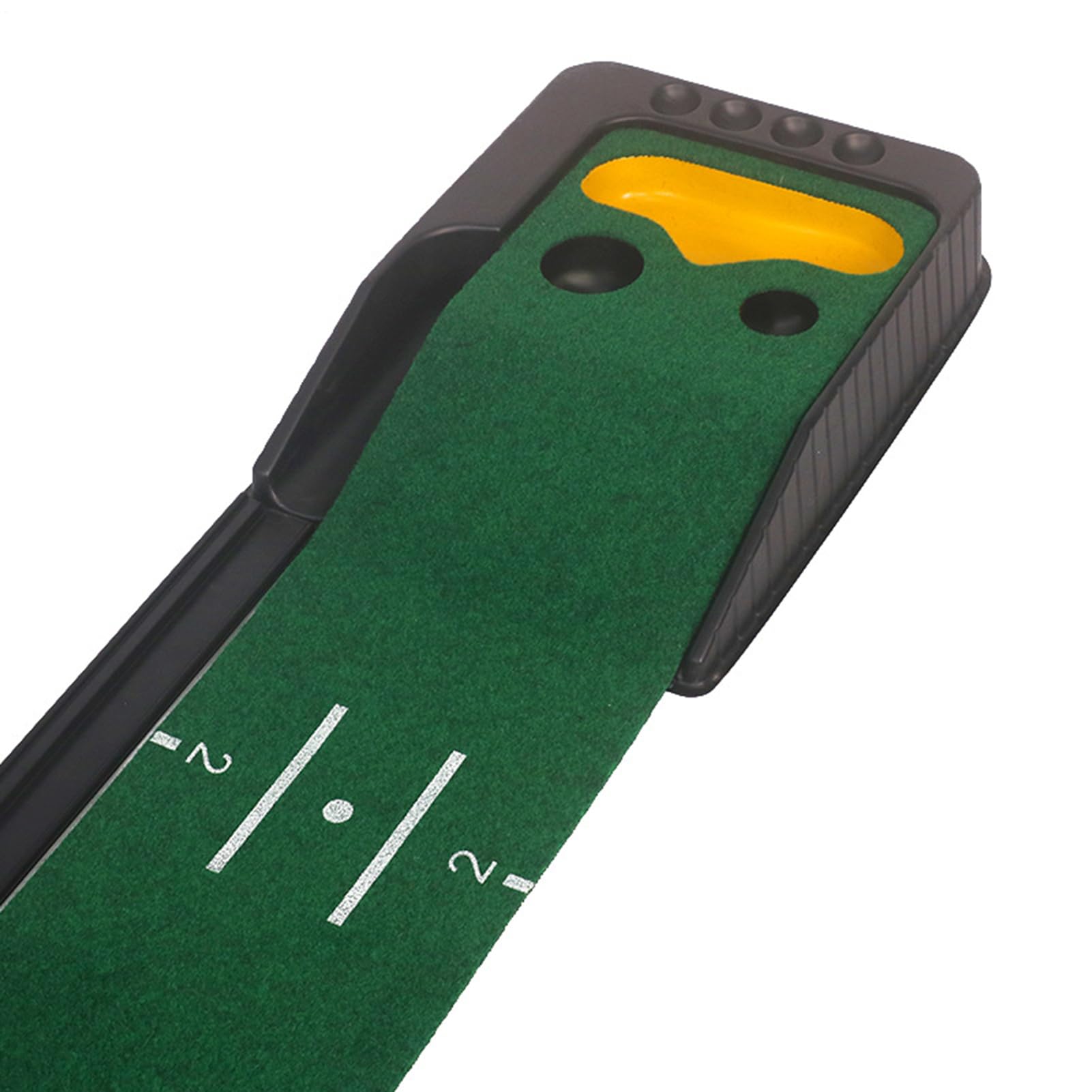 Golf Putting Mat Golf Übungspad in Grün zum Schlagen | Golfer-Trainingspad für Zuhause, Büro, Fitnessstudio, Garten, Rasen, Terrasse, Park
