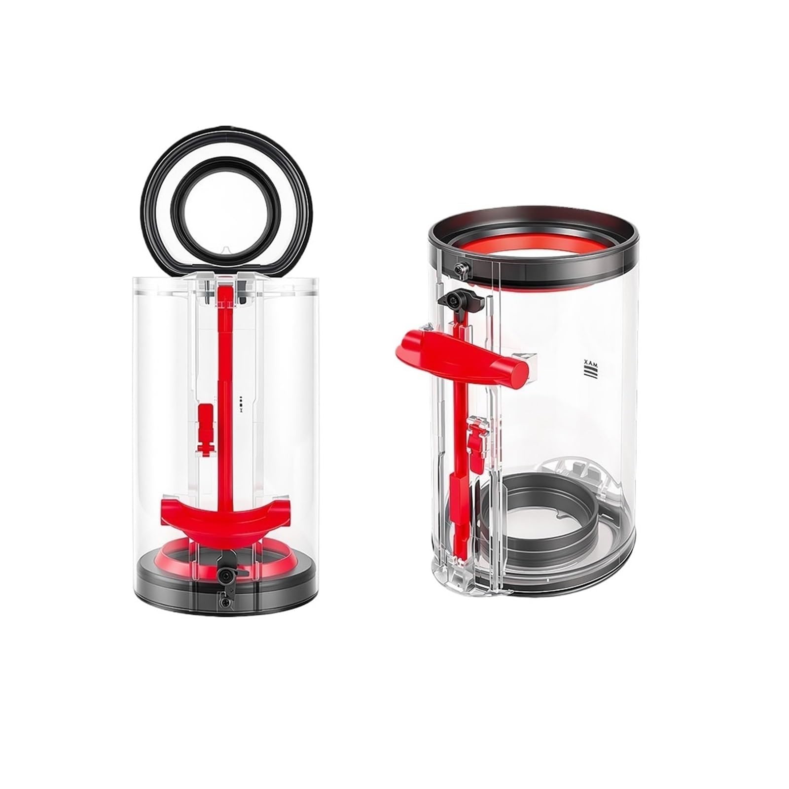 Contenitore for la polvere grande, compatibile con Dyson, V11 V15 SV14 SV15 SV22 US Aspirapolvere Contenitore for polvere Secchio for polvere Contenitore for detriti Parte di ricambio