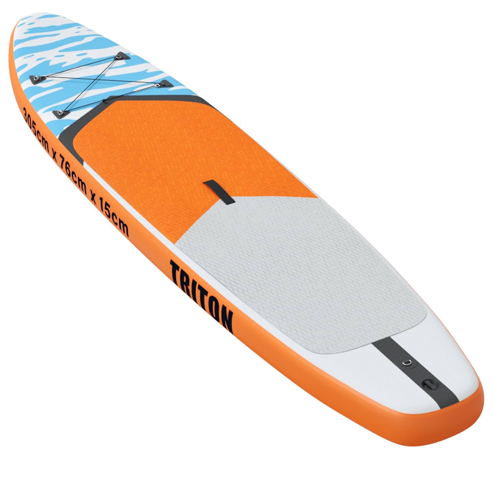 vidaXL Tavola da SUP gonfiabile in PVC con motivo a onde, per sport acquatici estivi