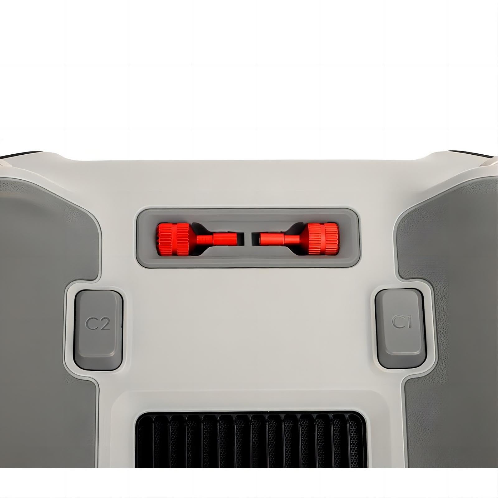 Para patyczków do kontrolera DJI, stop aluminium, do DJI RC 1, RC 2, DJI Air 3, DJI Mini 3 Pro, czerwone