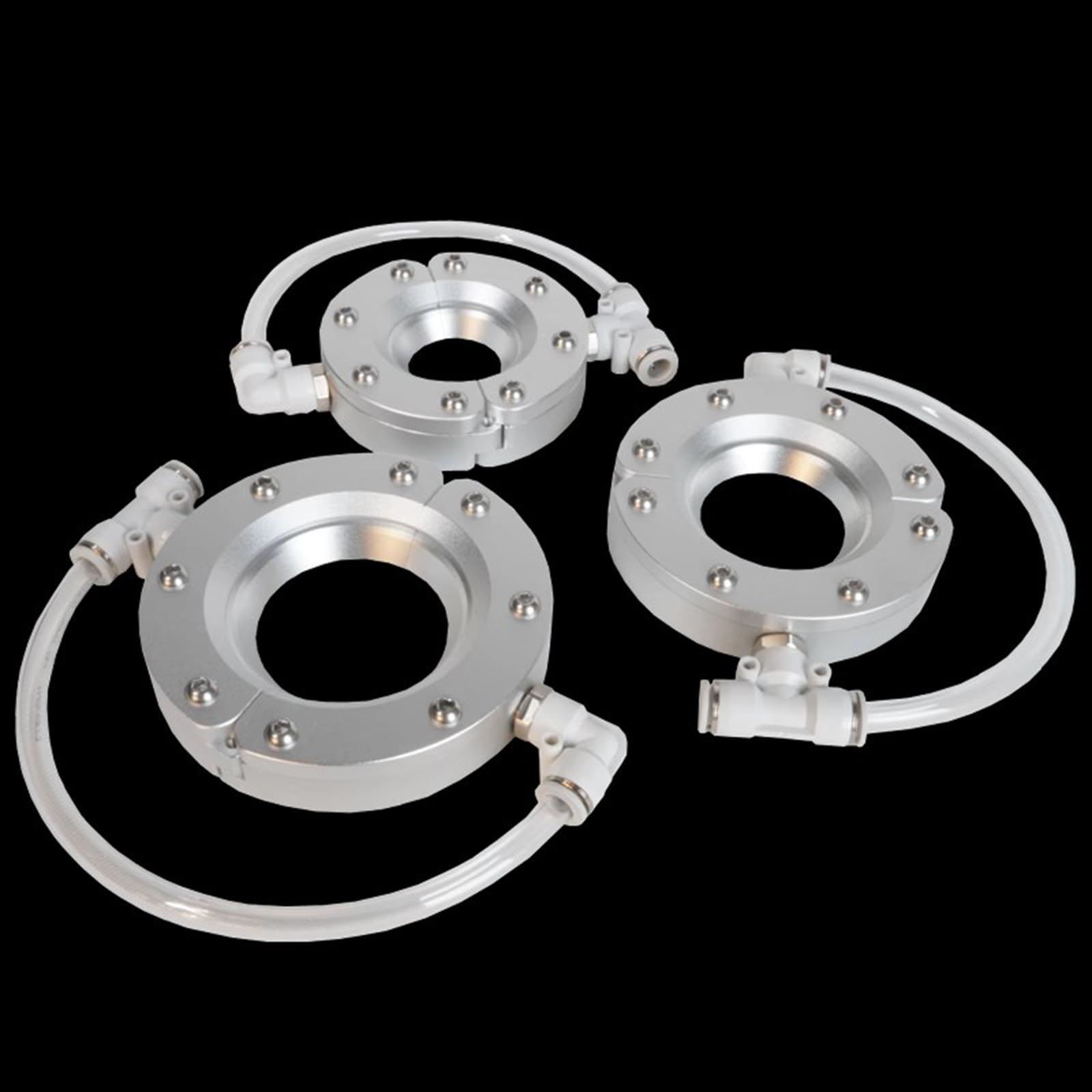 Soplador De Aire con Cuchilla De Anillo, Soplador De Aire De Aleación De Aluminio, con 2 Entradas De Aire, Instalación Dividida, para Secado De Tuberías, Uso con Compresor De Aire
