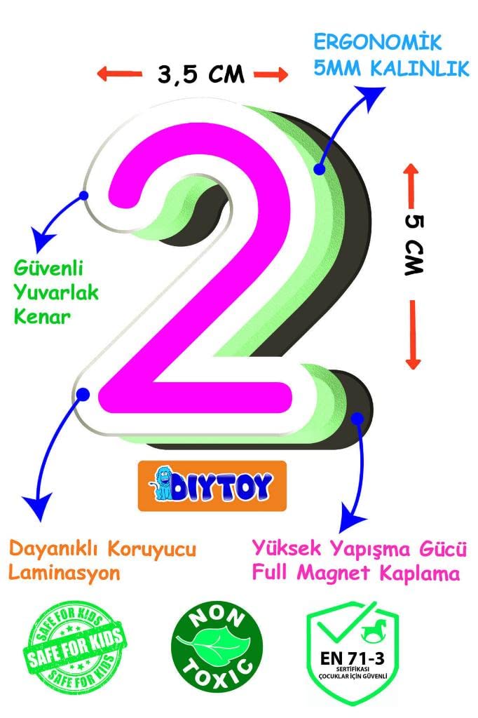 Diytoy Manyetik Sayılar