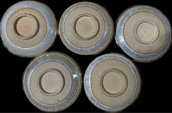 七代目　宗像亮一　作　会津本郷焼　宗像窯　灰釉皿　5寸皿　5枚 Amazon.co.jp: 七代目 宗像亮一作 会津本郷焼 宗像窯 灰釉皿 5寸