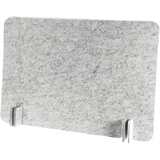 Acoustic Desk Divider Freestanding Light Grey