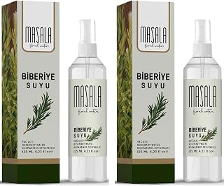 Masala Biberiye Suyu 125 ml X 2 ADET - Rosemary Floral Water -Biberiye Suyu Sebum Ve Yağ Dengeleyici Hidrosol