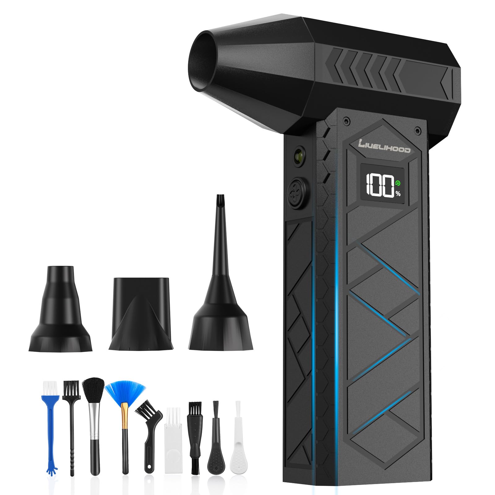 エアダスター 電動【101m/s圧倒的な風速】ブロワー Amazon | Livelihood エアダスター 電動【101m/s圧倒的な風速
