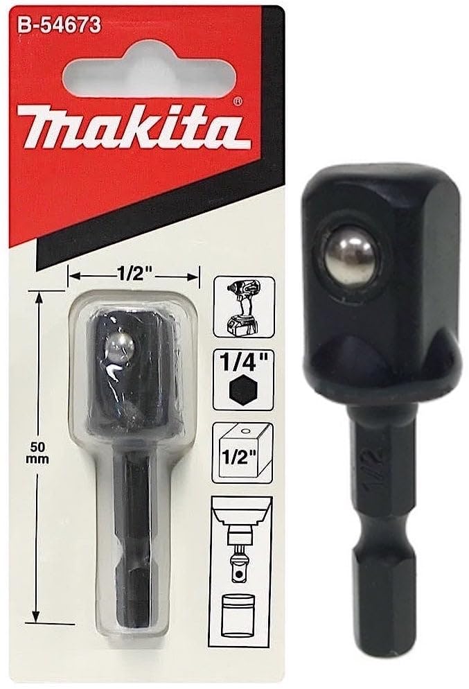 Amazon | マキタ(Makita) 電動ドリル用 ソケットアダプター 差込角1/2