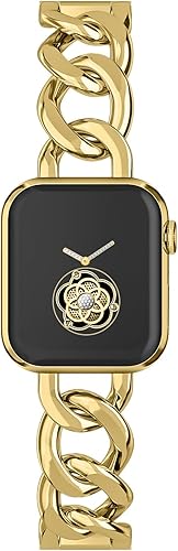 Watch Bands for Women Compatible with Apple Watch Band 38mm 40mm 41mm 42mm 44mm 45mm 46mm 49mm Adjustable Metal Band Cowboy Steel Chain Bracelet for