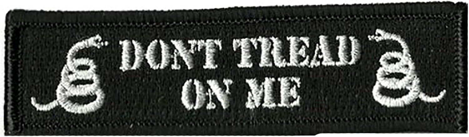 Don't Tread On Me Tactical Morale Patch - Black