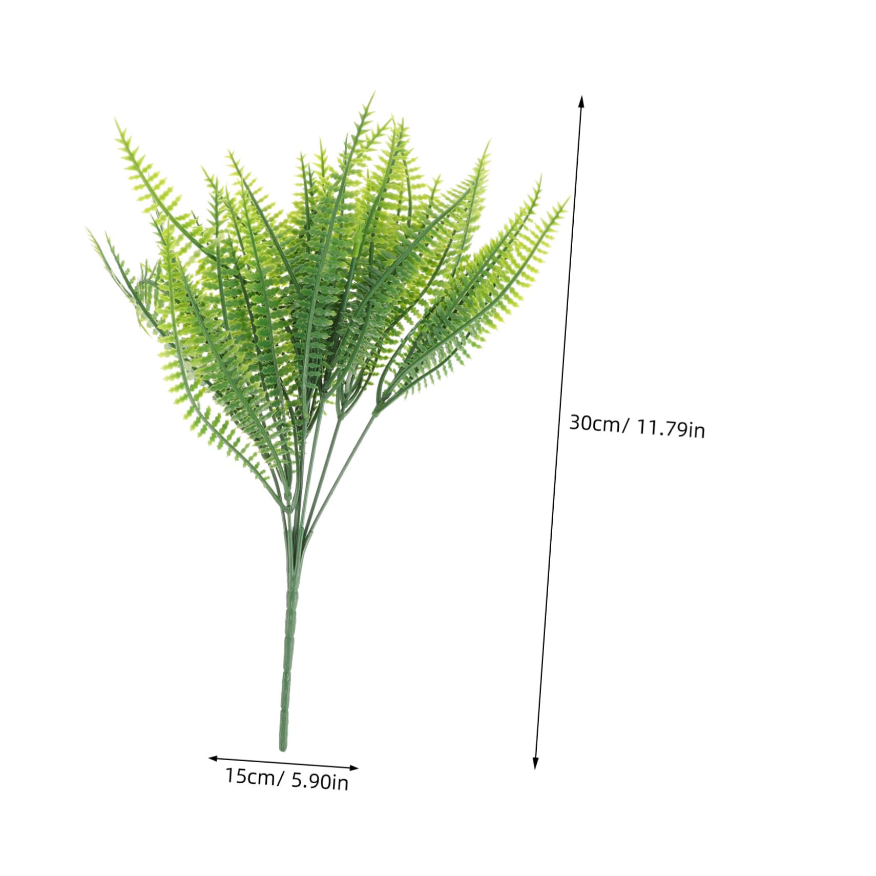 Alipis 2 Sätze Simulierte Persische Blätter Künstliche Pflanzen Im Freien Gefälscht Girlanden Glyzinien Künstliche Blumen Dekorationen Hochzeit Grün Kunstpflanze Plastik Green 4 Stück * 2