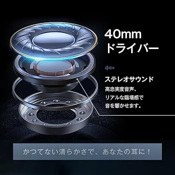 Amazon.co.jp: 明誠 ワイヤレスヘッドホン Bluetooth 5.4 オーバー