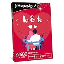 WONDERBOX – Cofanetto Regalo – Io & Te – 5300 Attività – Seggiorni con Colazione per 2 Persone – Cene Gustose – Momenti Relax – Sport Esvago – Idee Regalo per amici o per una coppia