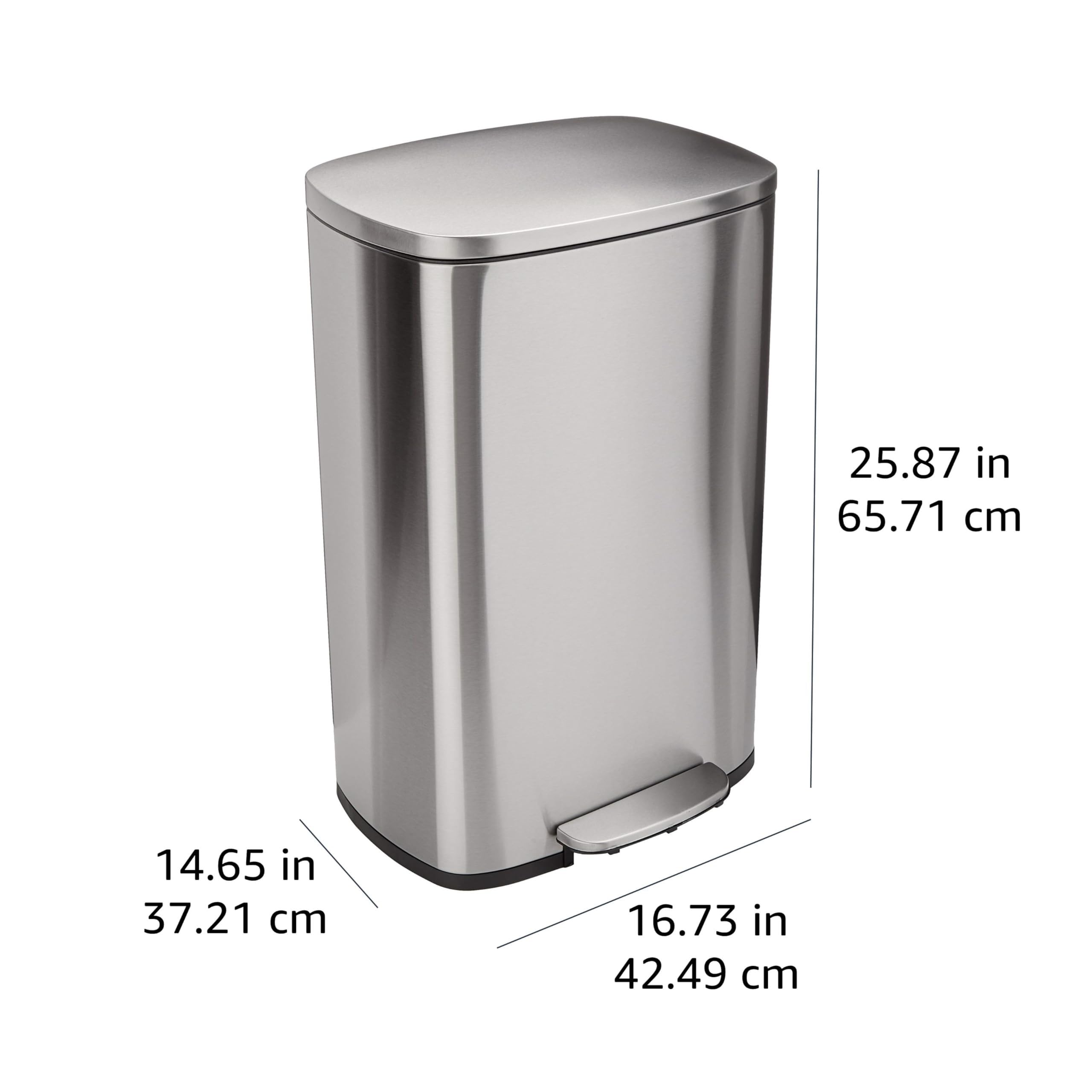Amazon｜ゴミ箱 50L(50リットル) ソフトクローズ 静音 ふた付き