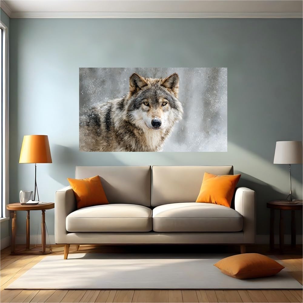 Lobo autoadhesivo de vinilo tapa imperfecciones de pared en casa