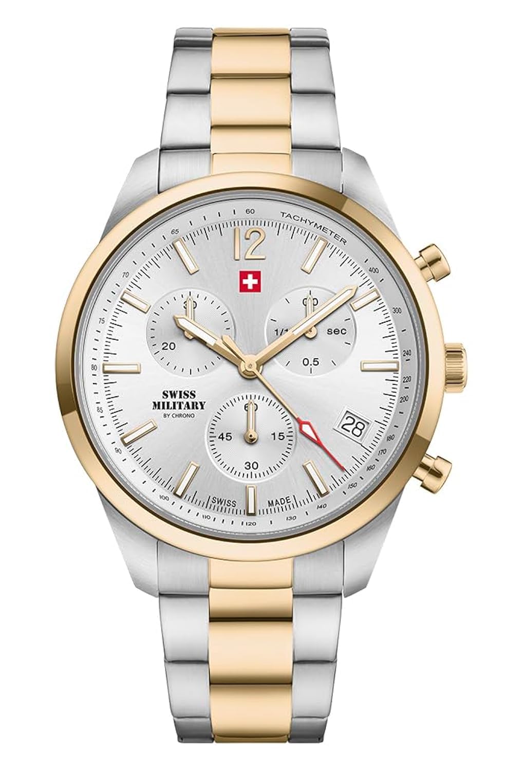 Swiss Military by Chrono Analogue Silver Dial Mens Watch-SM34097.05 (B0CCF61424) Amazon Price History, Amazon Price Tracker