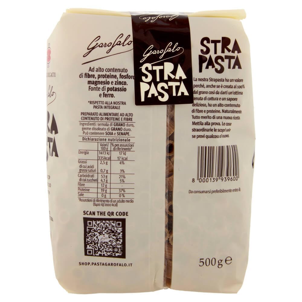 Italian Gourmet Bundle 24x Garofalo Strapasta Ditali Rigati 500g + Italian Gourmet Polpa, proteinreiche Pasta aus Hartweizengrieß, ballaststoffreich, kurze Röhrennudeln, Vorratspack 12kg